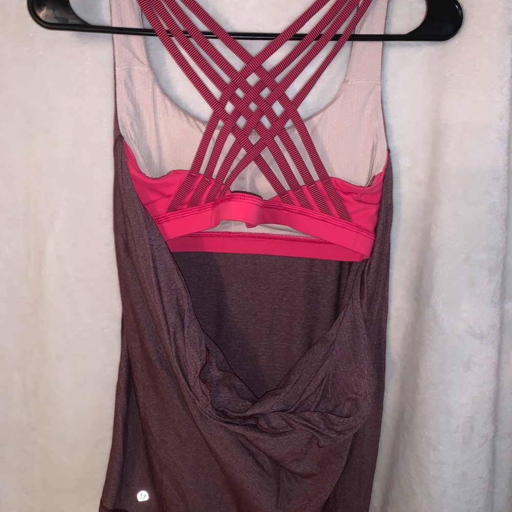 Lululemon open back tank top